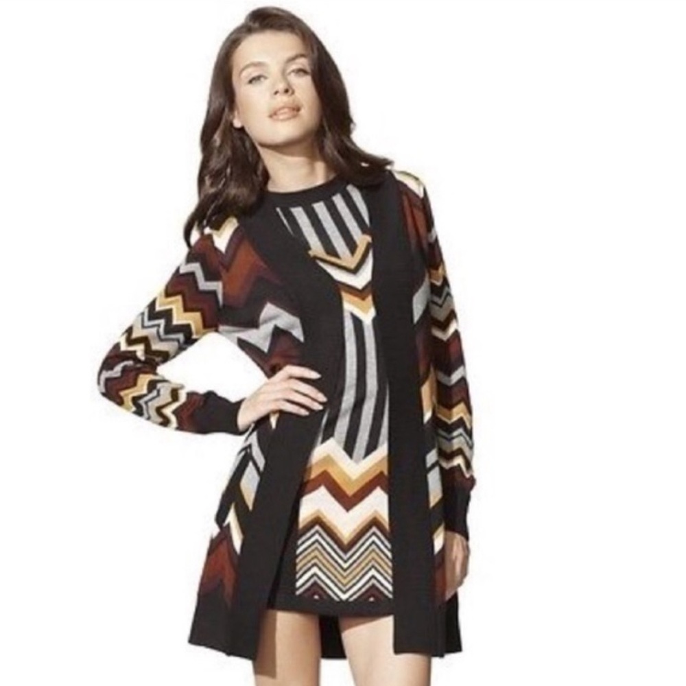 Missoni x Target Chevron Knit Cardigan Long Sweater Coat - Med